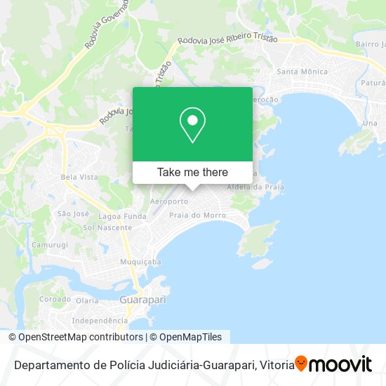 Departamento de Polícia Judiciária-Guarapari map