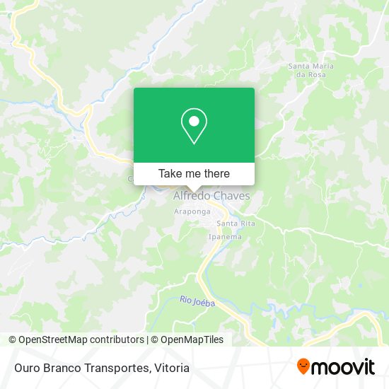 Ouro Branco Transportes map