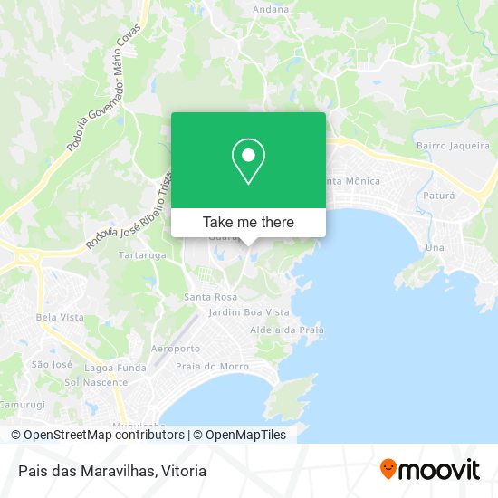 Pais das Maravilhas map