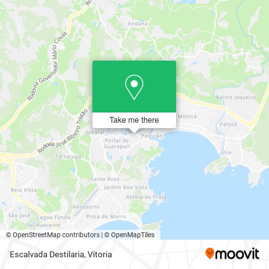 Escalvada Destilaria map