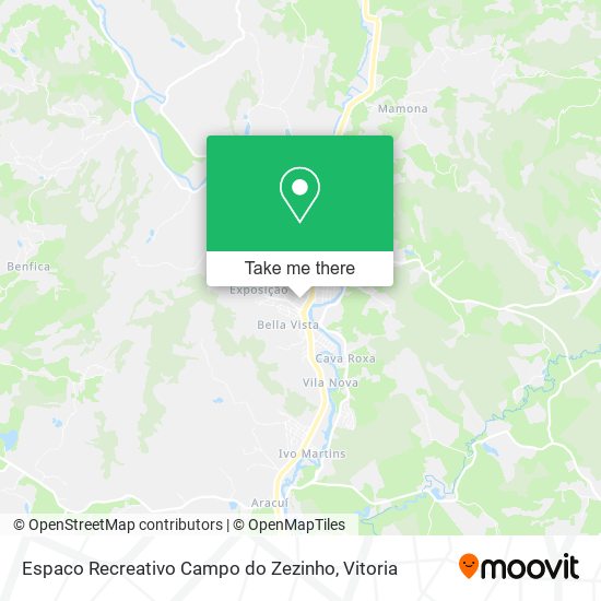 Espaco Recreativo Campo do Zezinho map