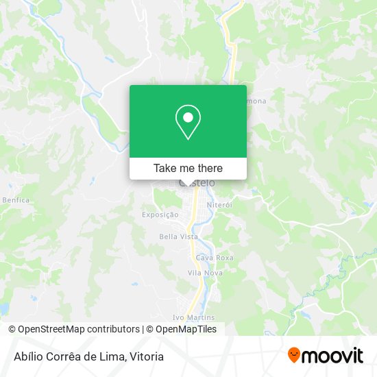 Mapa Abílio Corrêa de Lima