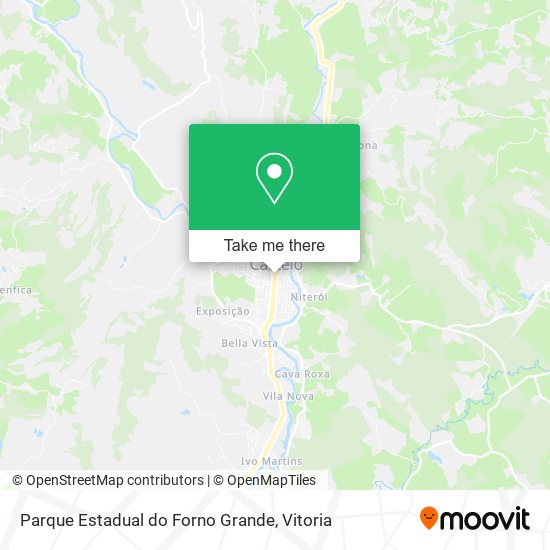 Parque Estadual do Forno Grande map
