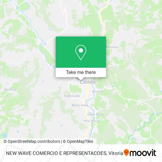NEW WAVE COMERCIO E REPRESENTACOES map