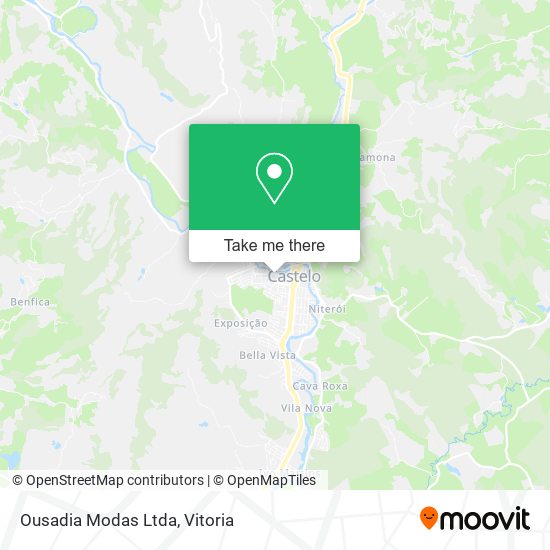 Ousadia Modas Ltda map