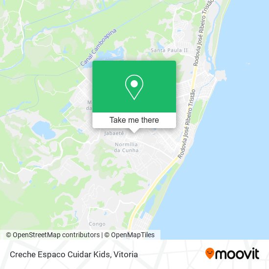 Creche Espaco Cuidar Kids map