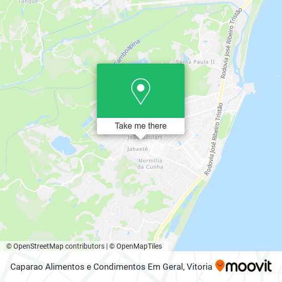 Caparao Alimentos e Condimentos Em Geral map