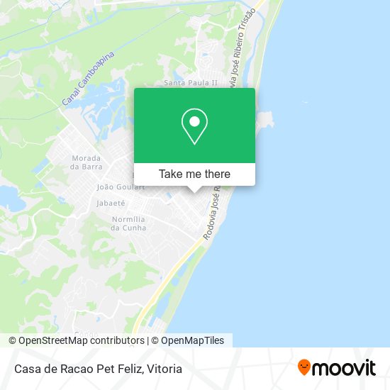 Casa de Racao Pet Feliz map
