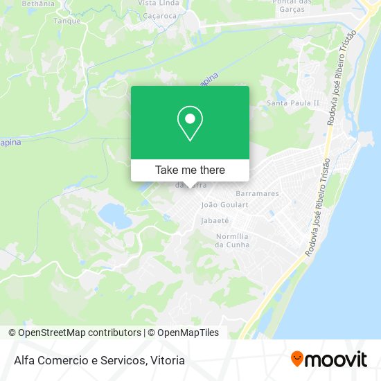 Alfa Comercio e Servicos map