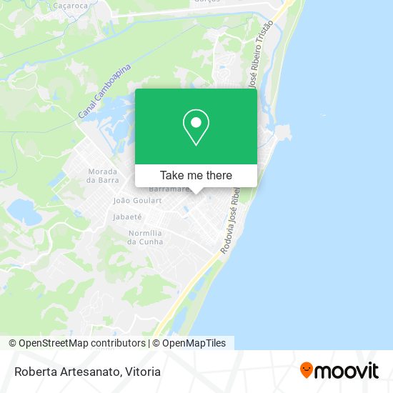 Roberta Artesanato map