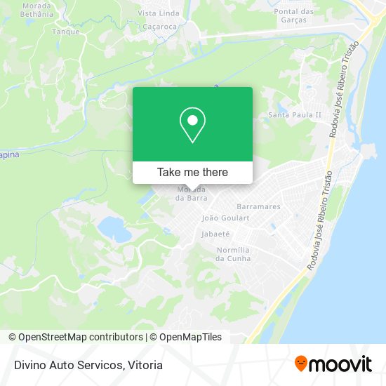 Mapa Divino Auto Servicos