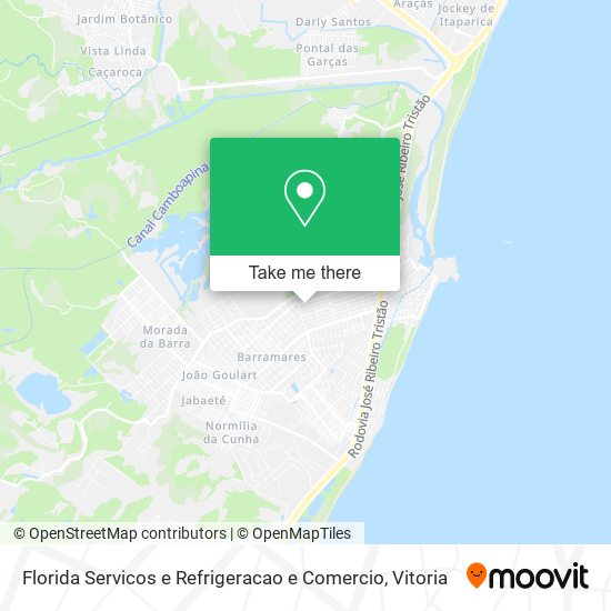 Florida Servicos e Refrigeracao e Comercio map