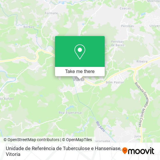 Unidade de Referência de Tuberculose e Hanseniase map