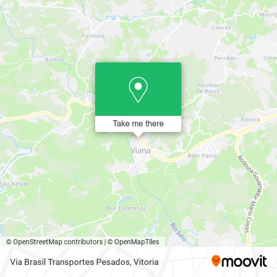 Via Brasil Transportes Pesados map