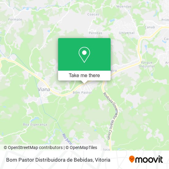 Bom Pastor Distribuidora de Bebidas map