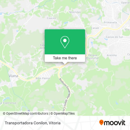 Transportadora Conilon map