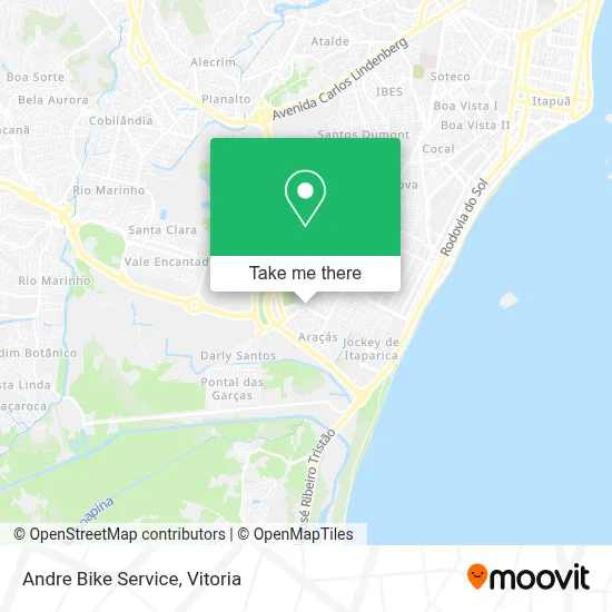 Andre Bike Service map