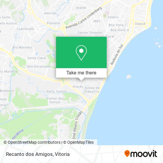 Recanto dos Amigos map