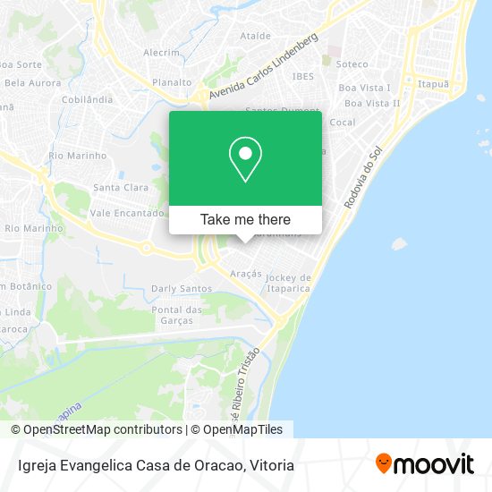 Igreja Evangelica Casa de Oracao map