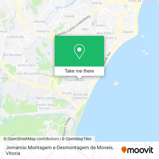 Jomarcio Montagem e Desmontagem de Moveis map