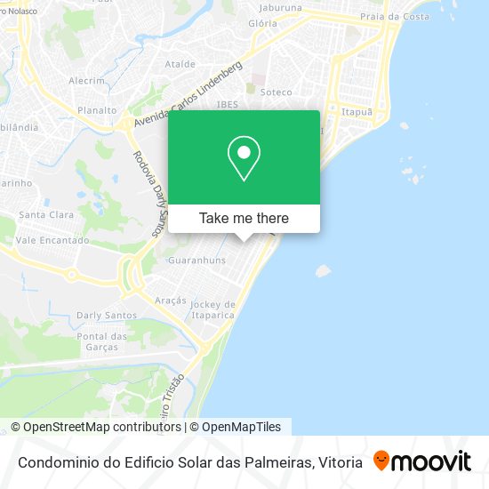 Condominio do Edificio Solar das Palmeiras map