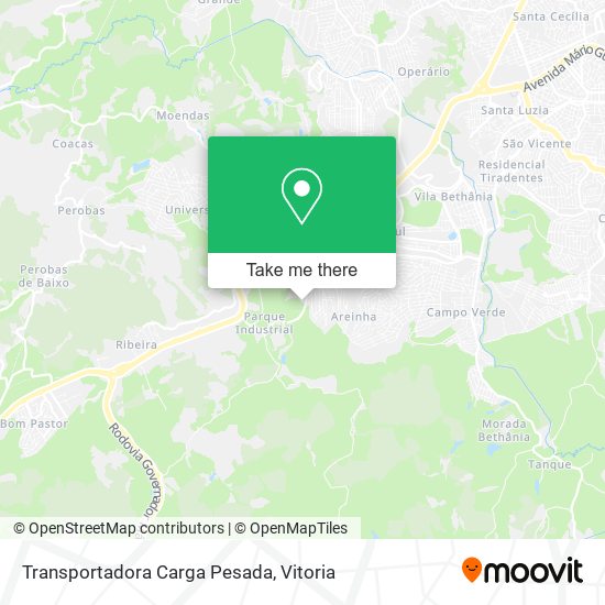 Transportadora Carga Pesada map