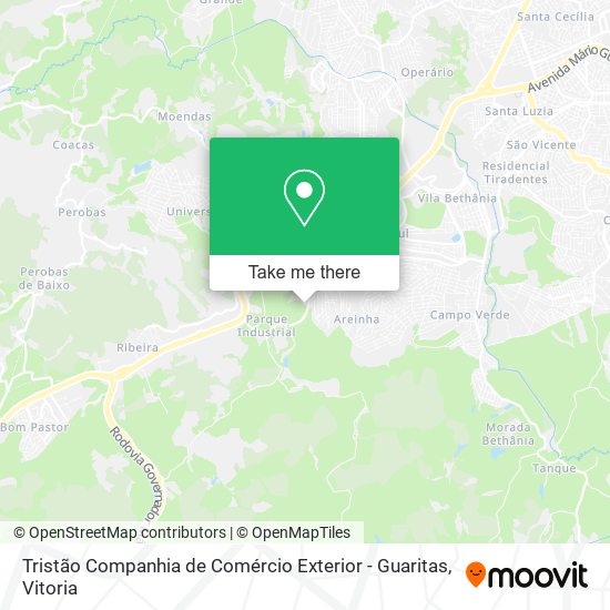 Tristão Companhia de Comércio Exterior - Guaritas map