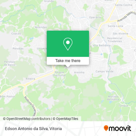 Edson Antonio da Silva map