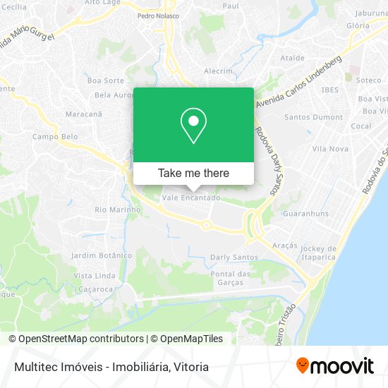 Multitec Imóveis - Imobiliária map