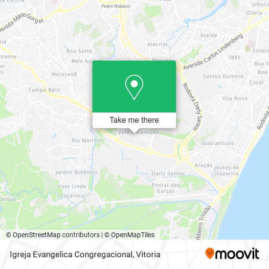 Mapa Igreja Evangelica Congregacional