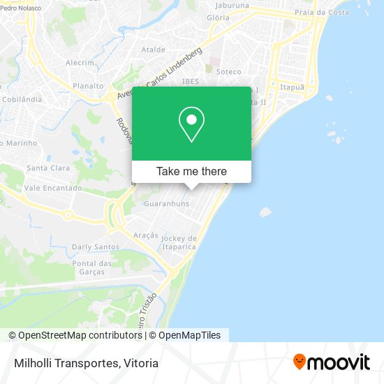 Milholli Transportes map