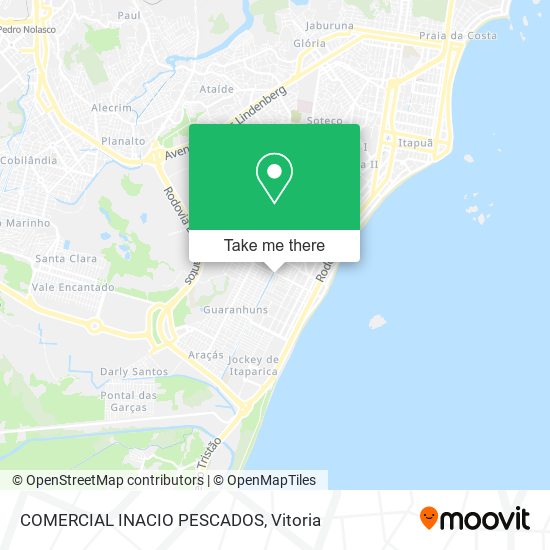 COMERCIAL INACIO PESCADOS map