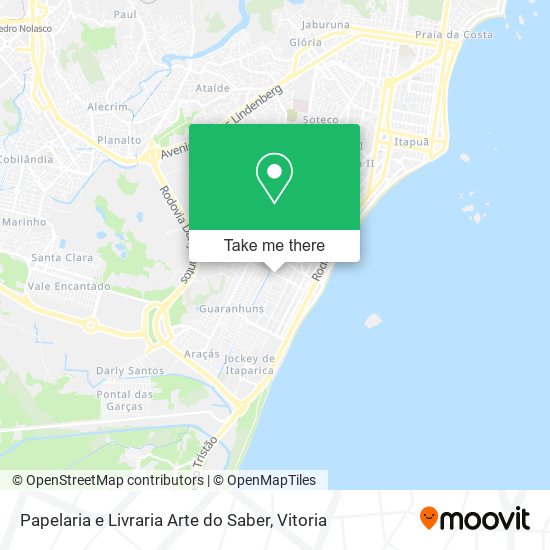 Papelaria e Livraria Arte do Saber map