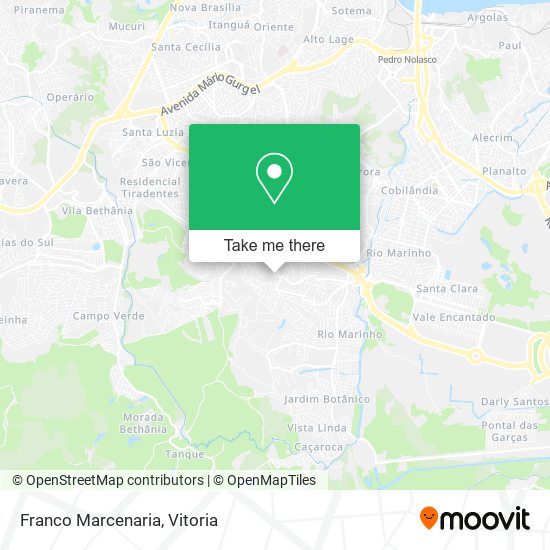 Franco Marcenaria map