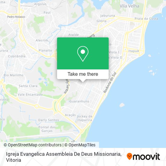 Mapa Igreja Evangelica Assembleia De Deus Missionaria