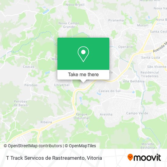 T Track Servicos de Rastreamento map