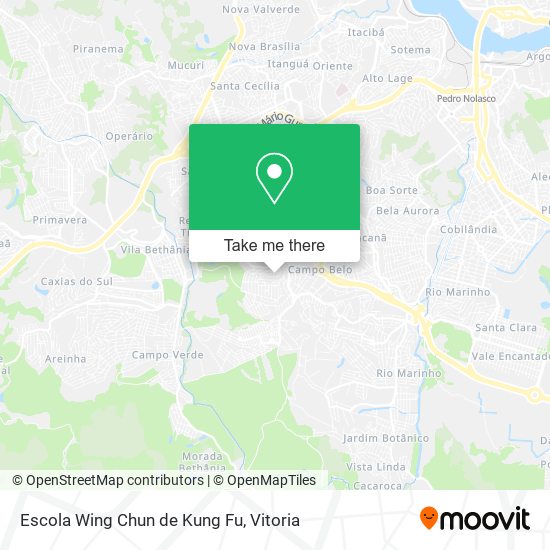 Escola Wing Chun de Kung Fu map