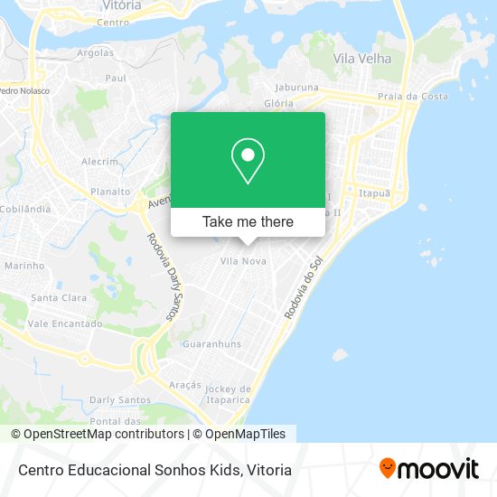 Centro Educacional Sonhos Kids map