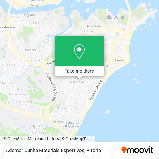 Ademar Cunha Materiais Esportivos map