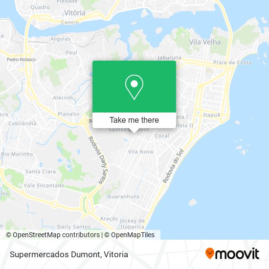 Mapa Supermercados Dumont