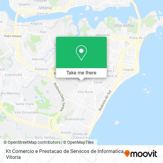 Mapa Kt Comercio e Prestacao de Servicos de Informatica