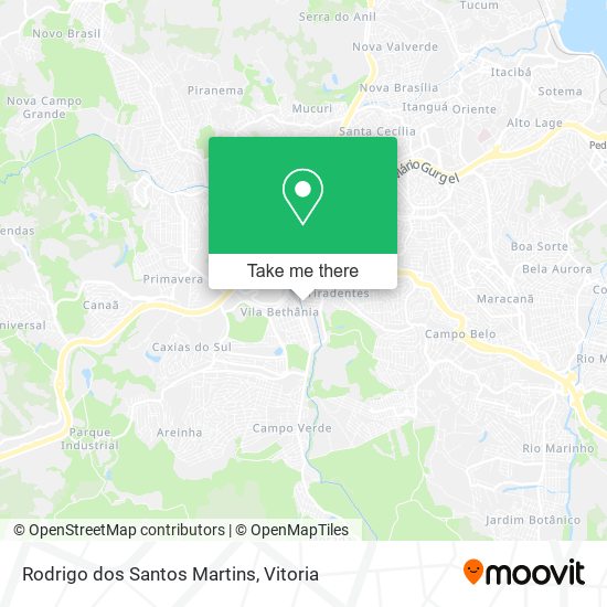 Rodrigo dos Santos Martins map