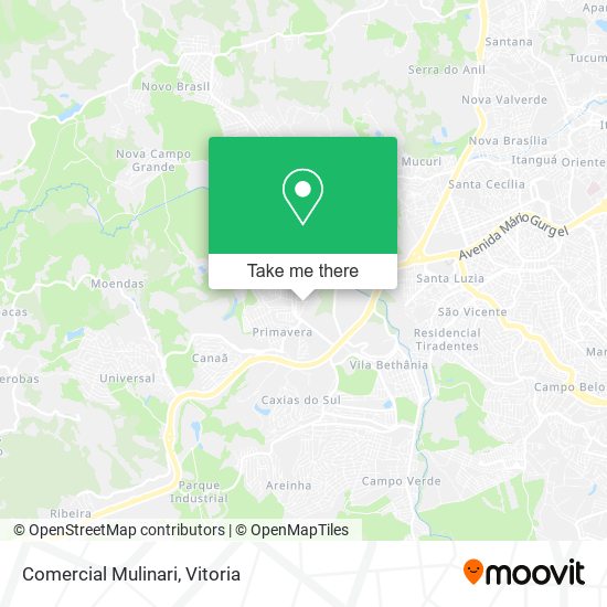 Comercial Mulinari map