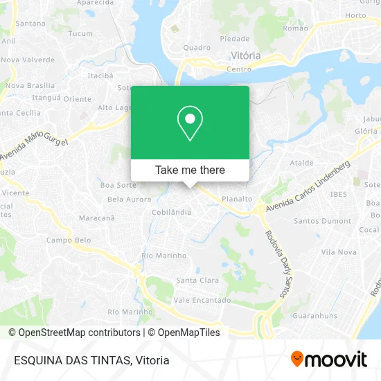 ESQUINA DAS TINTAS map