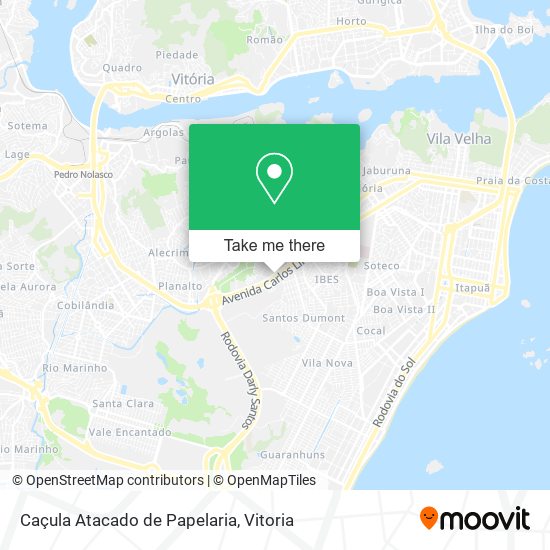 Caçula Atacado de Papelaria map