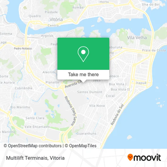 Multilift Terminais map