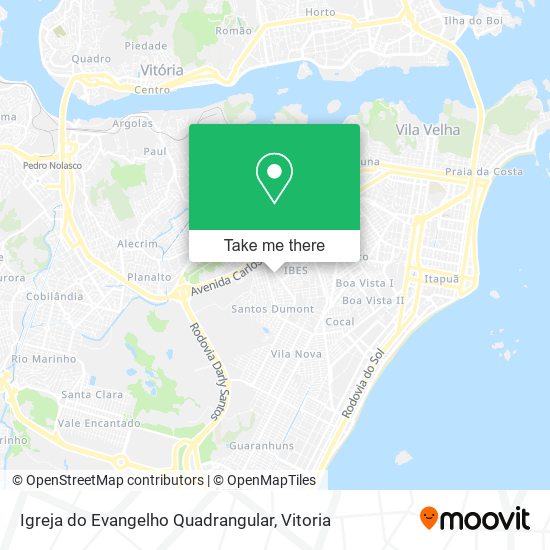 Igreja do Evangelho Quadrangular map