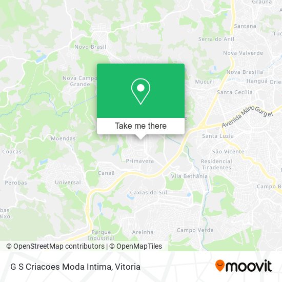 G S Criacoes Moda Intima map