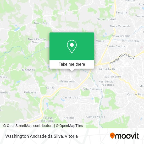 Washington Andrade da Silva map