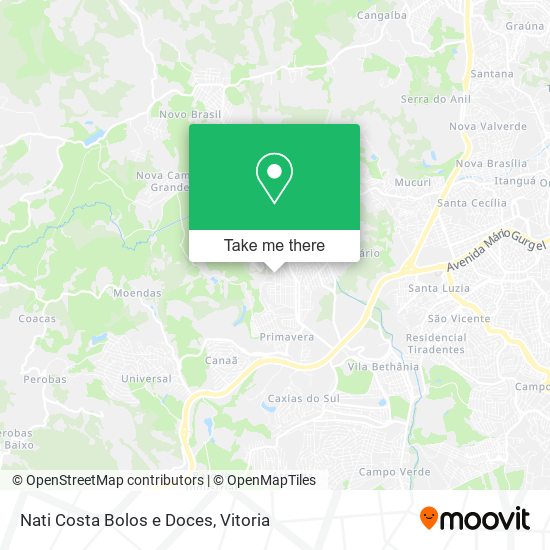 Nati Costa Bolos e Doces map